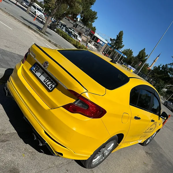 İyaş Taksi Fiat Egea taksi yukarıdan görünüm