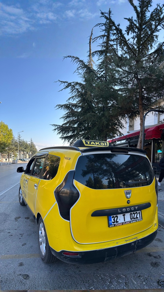 Dacia Lodgy 7 Kişilik Isparta Taksi