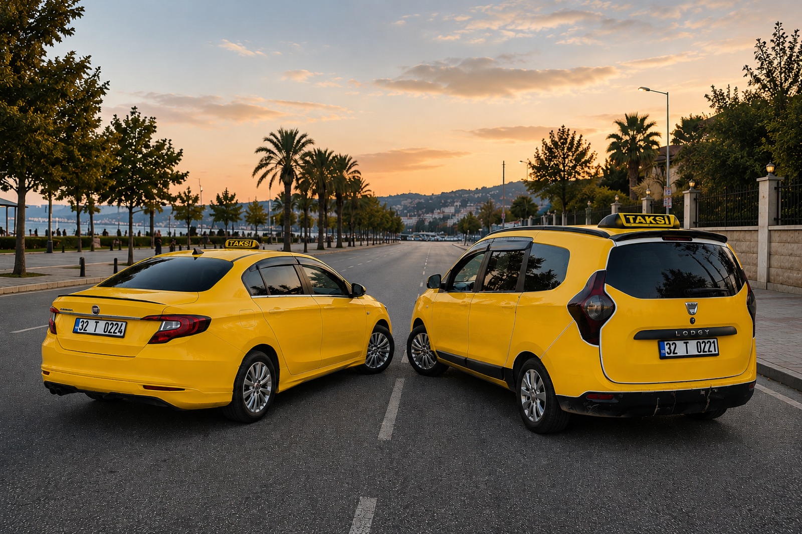 İYAŞ Taksi Isparta - Fiat Egea ve Dacia Lodgy